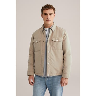 WE Fashion Jacket Normal Length Beige Taglia: XS | Giacche leggere Outlet | Uomo | Marrone