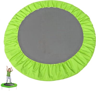 Trampoline Veerhoes - Veiligheidspad - Fitness Buiten - Scheurbestendig Oxford - 48 inch - Groen
