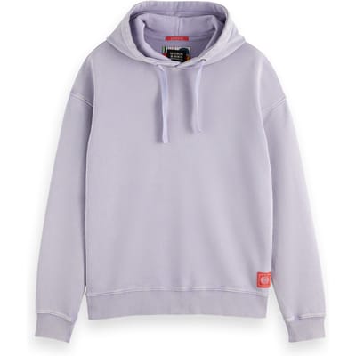 Scotch & Soda Relaxed-fit Artwork Hoodie Languid Lavender Taglia: S | Felpe con cappuccio Outlet | Uomo