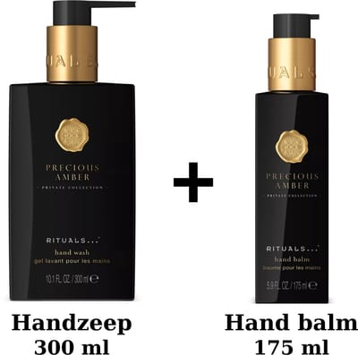 RITUALS Amber Hand Wash Set - Handzeep 300 ml & Hand Balm 175 ml