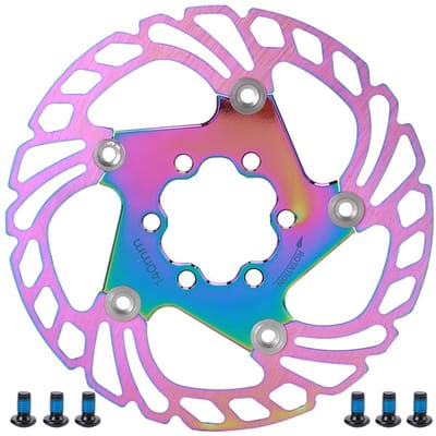 Mountainbike Fietsrem Schijf Zwevend Koelende Rotors 5 Bouten 140mm Fietsaccessoire Multi Color