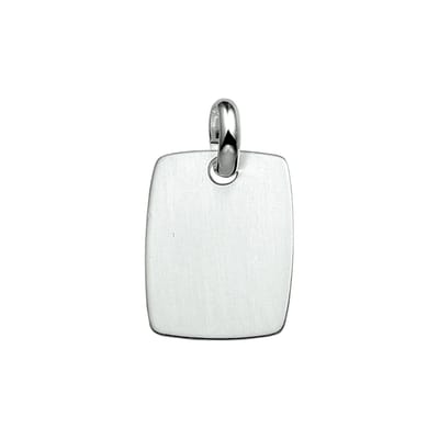 graveerhanger poli/mat zilver gerhodineerd