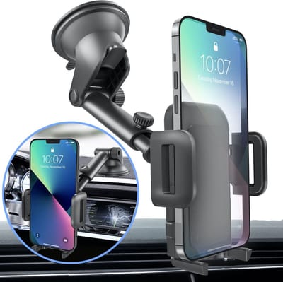 Telefoonhouders Auto Zuignap - Voor Raam en Dashboard - Gsm Houder Auto - Accessories - Auto Telefoonhouder