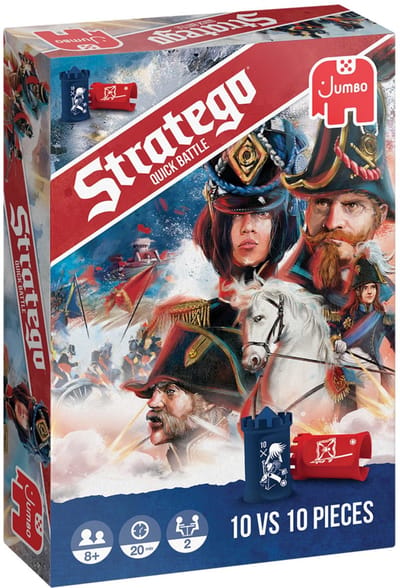 Jumbo - Stratego Quick Battle - Bordspel - vanaf 8 jaar - 2 spelers