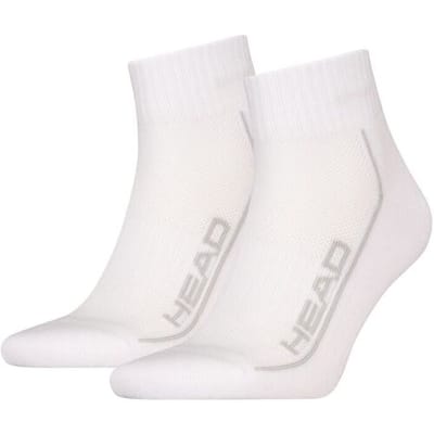 HEAD Quartersokken Performance 2-pack Wit-39/42