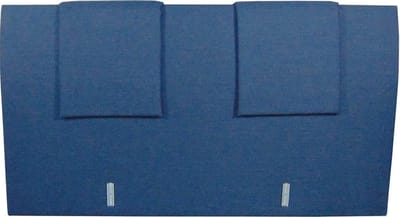 Slaaploods.nl Zeus - Hoofdbord Gebogen - 140x110x10 cm - Stof Blauw
