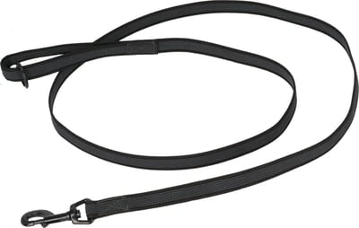 Adori Nylon Anti-Sliplijn Met Handvat - Hondenriem - 180x2 cm Zwart L