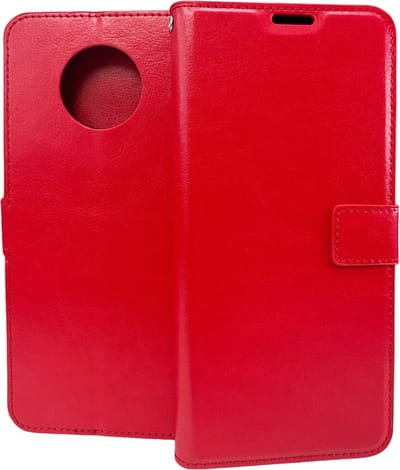Bookcase Geschikt voor: Nokia G50 Rood - portemonnee hoesje - ZT Accessoires