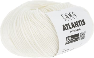 Lang Yarns Atlantis - 01 wit - Wol/Acryl-Mix Garen
