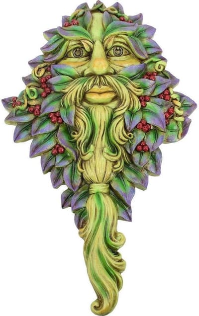 Nemesis Now Muurdecoratie - Winters Watch  - Green Man - Tree Spirit - Multicolours