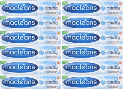 Macleans Tandpasta – Whitening – Voordeelverpakking 100 ml (12 stuks)