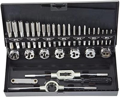Tap en Die Set 32-delig voor M3 - M12 - Handige Kofferset voor Doe-het-zelvers