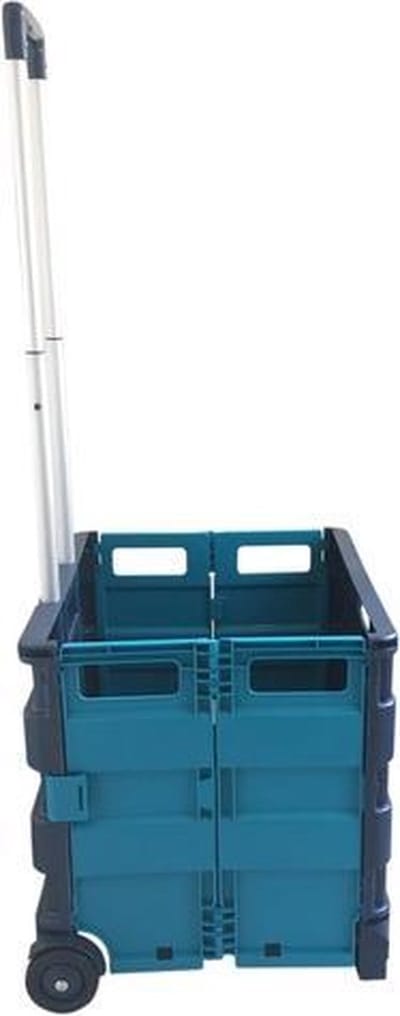 Seco opvouwbaar krat - 42 x 40.5 x 38cm - blauw/aqua - tot 35kg