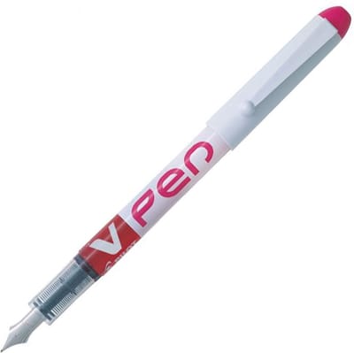 Pilot V-Pen Roze Uitwisbare Vulpen - 0,50 mm Schrijfbreedte