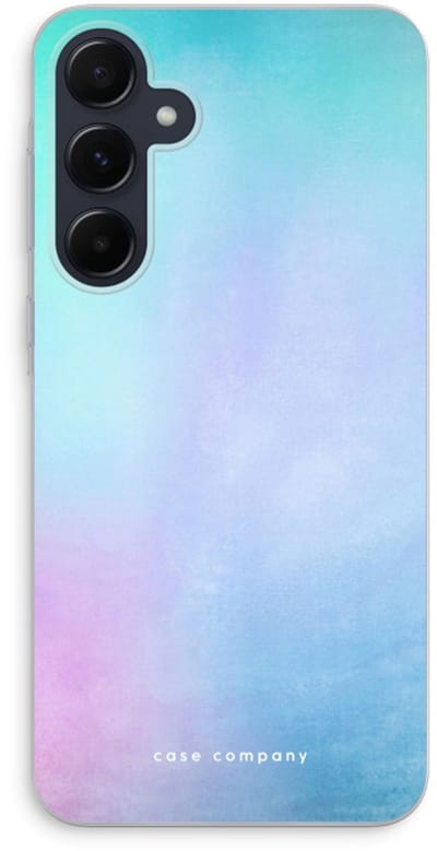 Case Company® - Hoesje geschikt voor Samsung Galaxy A55 hoesje - Mist pastel - Soft Cover Telefoonhoesje - Bescherming aan alle Kanten en Schermrand