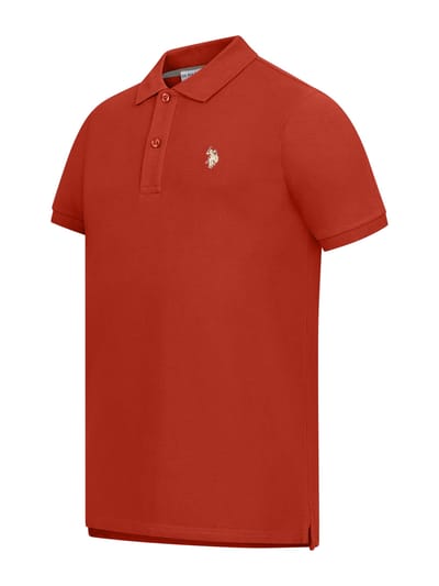 U.S. Polo Assn. heren basic poloshirt met korte mouwen en stretch