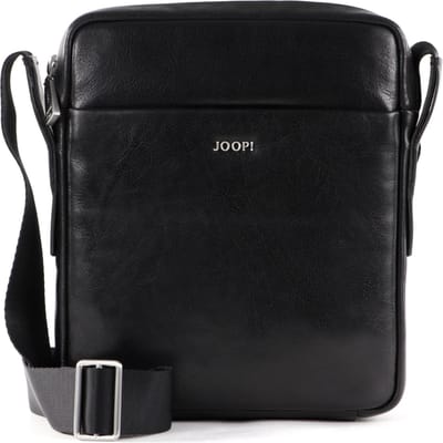 JOOP! Leren Schoudertas Treviso Remus ShoulderBag Black Zwart
