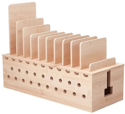 Dailygoods - Laadstation Organizer voor Meerdere Apparaten van Bamboe