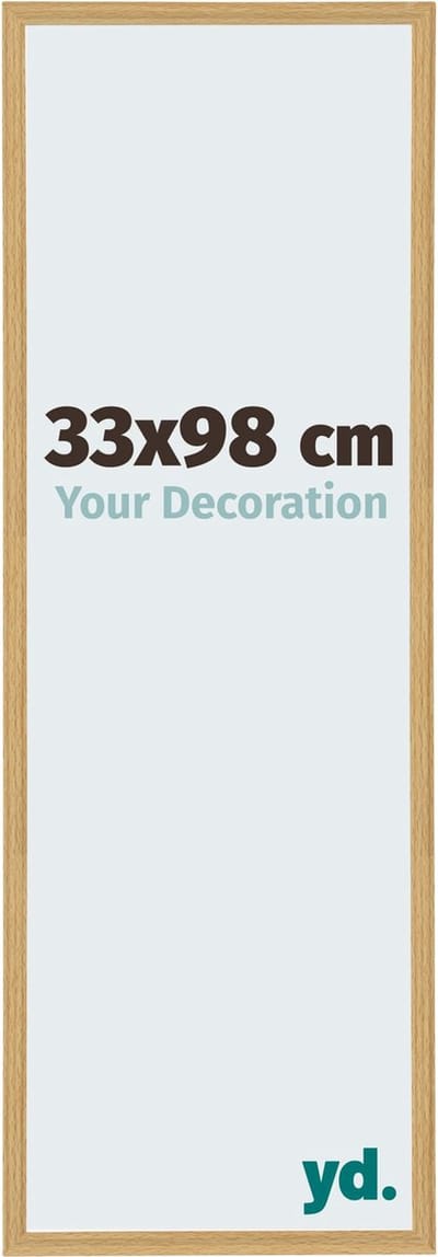 Your Decoration - Puzzellijst 33x98 cm - Beuken Licht - Puzzellijst 500-1000 stukjes - Kunststof Fotolijst - Annecy