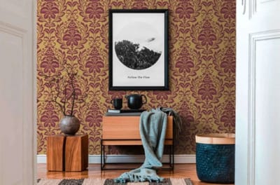 AS Creation - Vliesbehang - Attractive 369103 - 10 m x 53 cm - Rood goud - 64 cm
