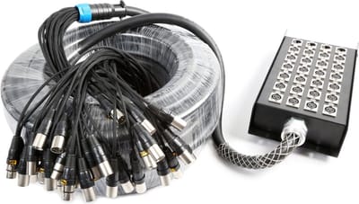 PD Connex Stage Snake multikabel 24-in 4-out XLR 50 meter