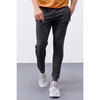 Heren Slim-Fit Fleece Joggingbroek