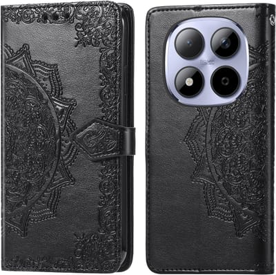 imoshion Hoesje - Geschikt voor Xiaomi Redmi Note 15 Pro Plus (5G) - Mandala Bookcase - Zwart