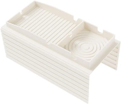 Praktische Armsteun Organizer met Drinkhouder en Afstandsbediening Houder voor Sofa en Bank (Wit)