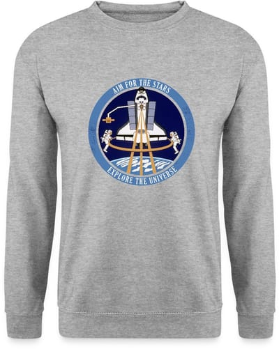 NASA Aim For The Stars Sweater Heren