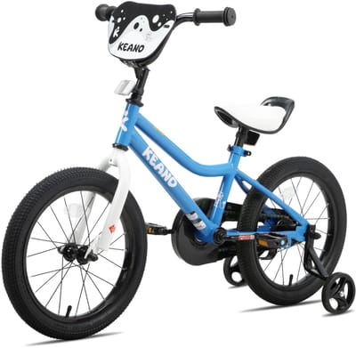 KEANO Lexicon Kinderfiets in BMX Stijl - Voor Jongens & Meisjes - Met Zijwieltjes - 12 Inch - Launch