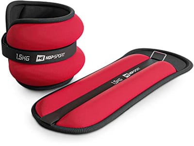Gewichtsmanchetten voor Pols en Enkel - Ankle and Wrist Weights Set 2x 0.5kg, 1kg, 1.5kg, 2kg, 2.5kg