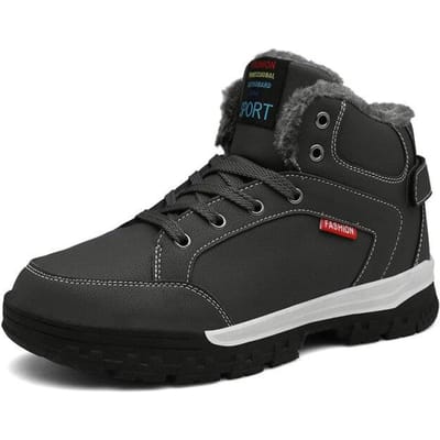 Winter Buiten Wandelschoenen Heren Bergbeklimming Trekkinglaarzen Pluche Warm Houden Waterdichte Trekking Sneakers Casual Sneeuwschoenen 43