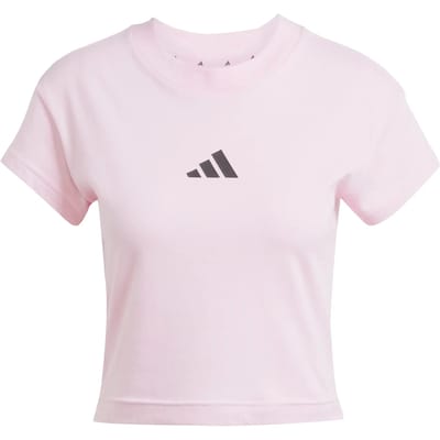 Adidas Future Icons Small Logo Baby T-shirt Met Korte Mouwen Roze XS Vrouw