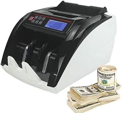 Bankbiljettenteller - Geldtelmachine Valsdetectie - Snel Geld Tellen - Valsgelddetectie - 1000 Biljetten/Min - Zwart