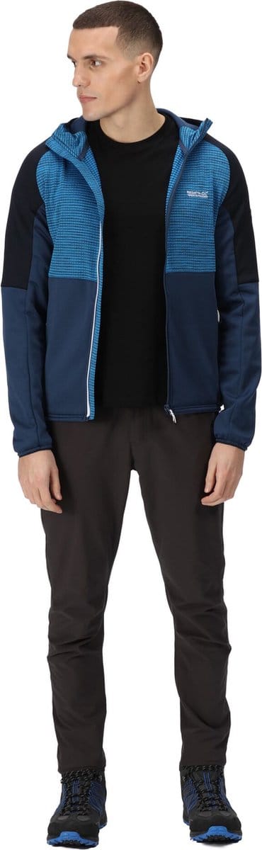 De Regatta Attare Fleece Met Volledige Rits - Heren - Extol Stretch - Gerecycled - Donker Blauw