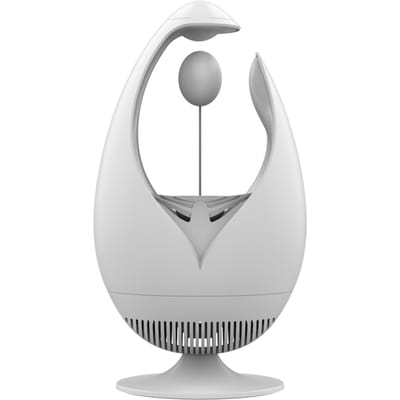 Piège à mouches d'intérieur, capteur et tueur de moustiques avec ventilateur à forte aspiration, piège électrique anti-moustiques blanc