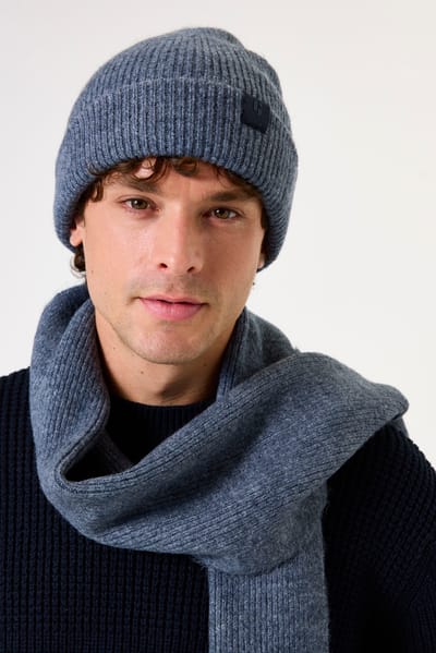 GARCIA Heren Effen Muts Blauw