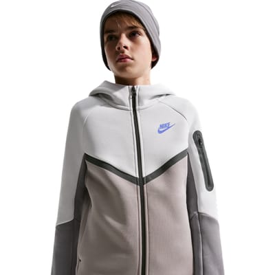 Nike Tech Hoodies Kinder - Grijs - Maat 128 - 137 CM