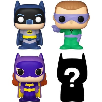 Funko Batman - Bitty POP! 4-Pack Batman Adam West 2,5 cm Verzamelfiguur - Multicolours