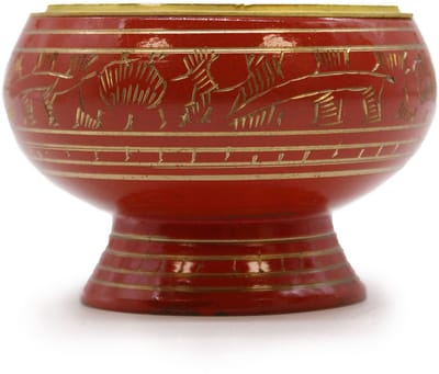 Ancient Wisdom - Wierook - Chakra hoge houtskool wierookpot multicolor - geur - spiritualiteit - meditatie - aromatherapie - esoterie