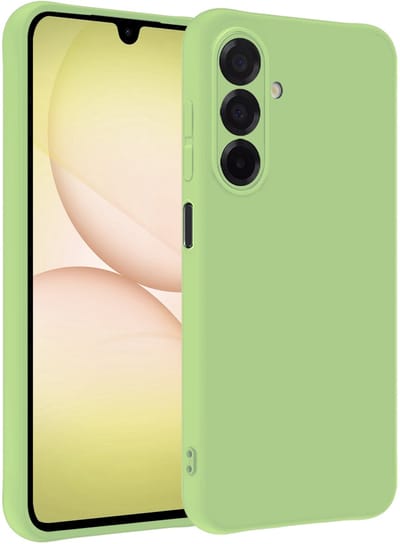 Hoesje - Geschikt voor Samsung Galaxy A17 - Sterk & Shockproof - Hoes Cover - Siliconen Case - Telefoonhoesjes - Groen