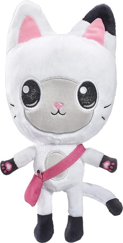 Pluche Panda Figuur - Knuffelbeest - Knuffelen en Spelen - Zachte Pluche - 28 cm - Wit Zwart