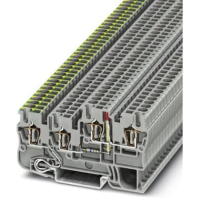 Phoenix Contact 3209141 Installatieklem voor aardleider 5.2 mm Spanveer Grijs 50 stuk(s)