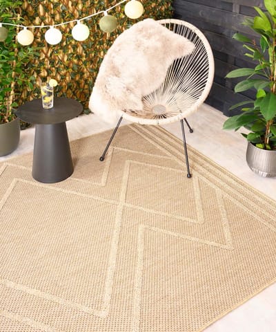 Buitenkleed bohemian - Retreat beige 80x150