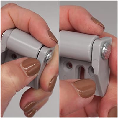 Kleine 15 mm meubelwielen (Pack van 4) - Rubberen, niet-draaibare wielen voor meubels