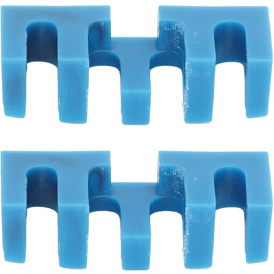 2 STuks Badminton Bespanning Racket Belastingsverspreider Ingebouwd Hoge Kracht Racket Belasting Adapter Beschermer Bespanningsgereedschap Blue