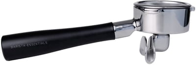 Portafilter Dubbele Uitloop - SMEG - 58mm - Zwart - RVS - Portafilter 51mm - Portafilter - Filterdrager – Delonghi Koffiemachine – Piston – Espressomachine - Barista Essentials