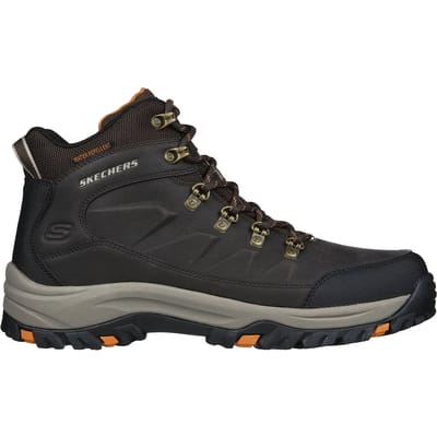 Skechers Relment Daggett leren wandelschoenen B - Bruin - Extra comfort - Memory Foam - Maat 42