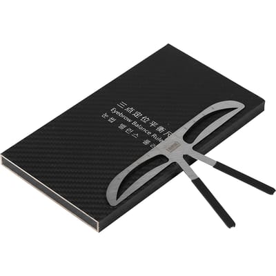 Professionele Wenkbrauwsjabloon Vormgeven DIY Vormgeven Definiëren Liniaal Make-up Tool Dame Wenkbrauw