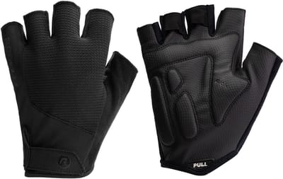 Rogelli Essential Heren Fietshandschoenen - Zomer - Korte vinger - Zwart